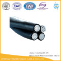 AAC Conductor XLPE Aislamiento C9-3 LV Cable ABC AAC / XLPE 3x120 120/20 Línea aérea